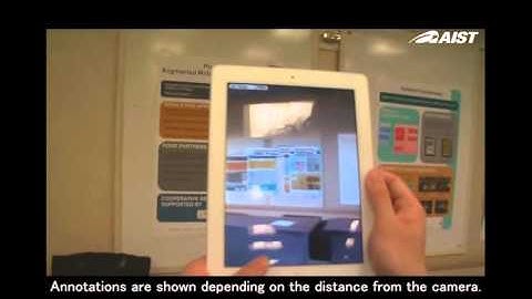 Handheld AR/AV system using pedestrian dead-reckoning and visual tracking【AIST OFFICIAL】