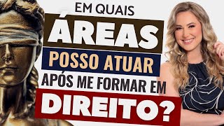 Quais são as ÁREAS para atuar no DIREITO? | TUDO sobre ser Advogado, Juiz, Promotor, Delegado…