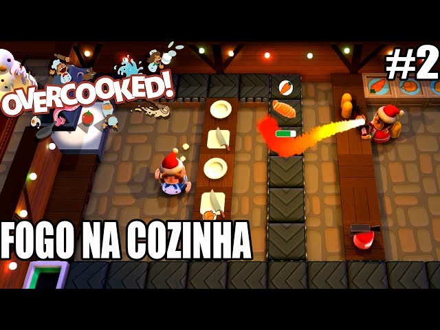 Overcooked - PC, Xbox One e PS4 - EXPANSÃO DE NATAL - FOGO NA