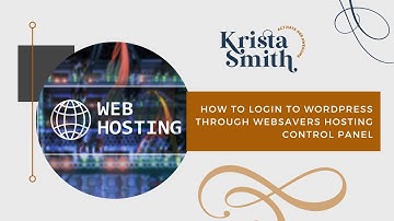 How to Login to Wordpress Through Websavers Hosting Control Panel