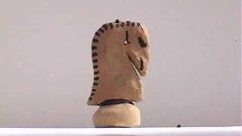 Exploding chess piece