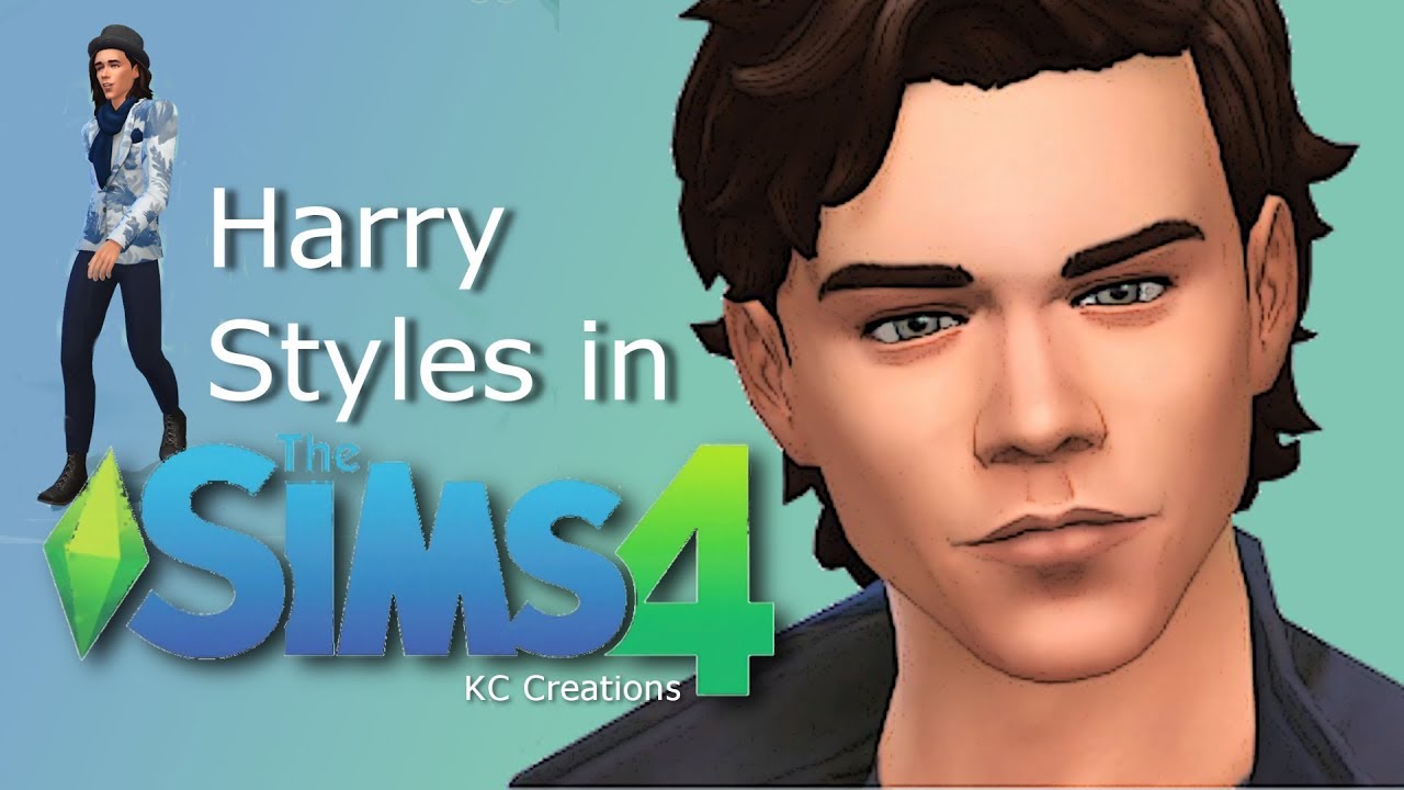 Sims 4 Celebrity CAS Harry Styles in Sign of the Times - YouTube
