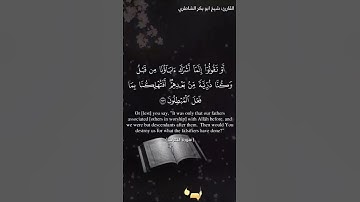 القارئ: شيخ ابو بكر الشاطري 🤍 #allah #islam #quran #قرآن