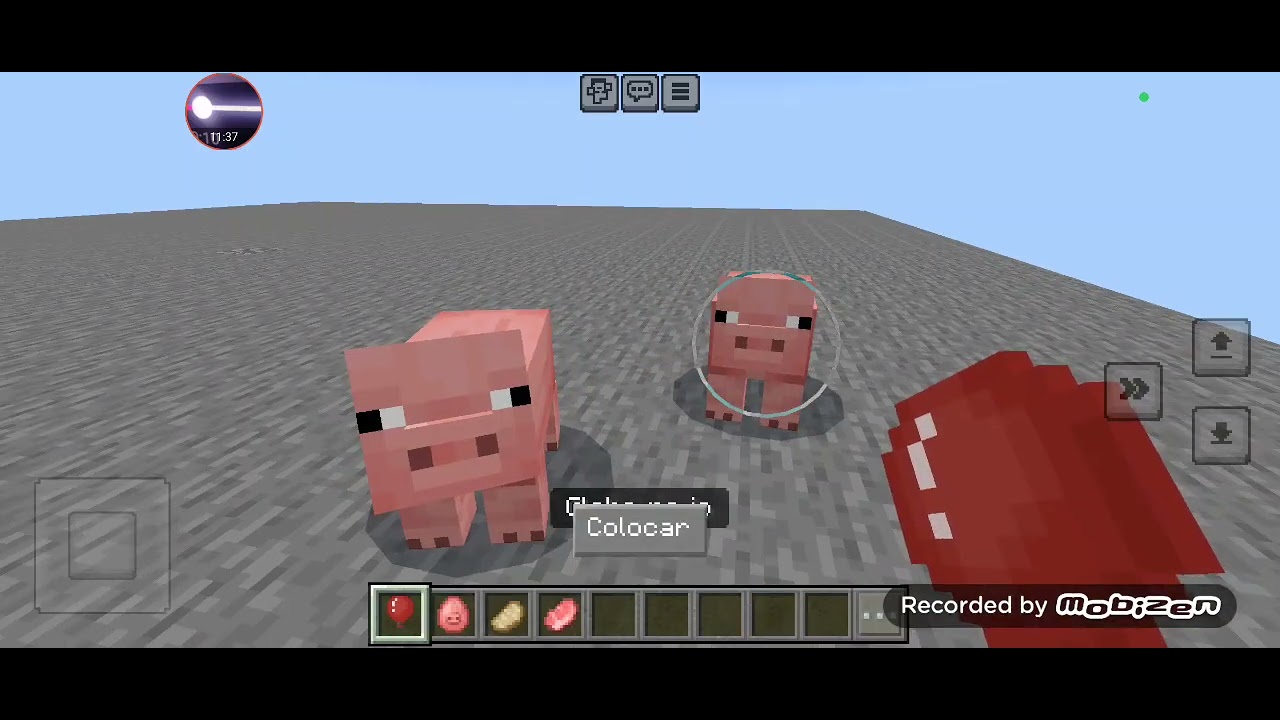 Minecraft grabando con Mobizen - YouTube