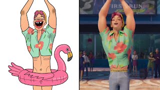 Soda Pop - KPop Demon Hunters but Funny Drawing Meme part 2 | Parodi KPop Demon Hunters