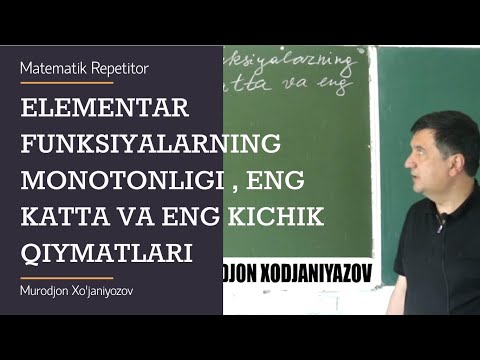 Video: Kosinus oralig'i nima?