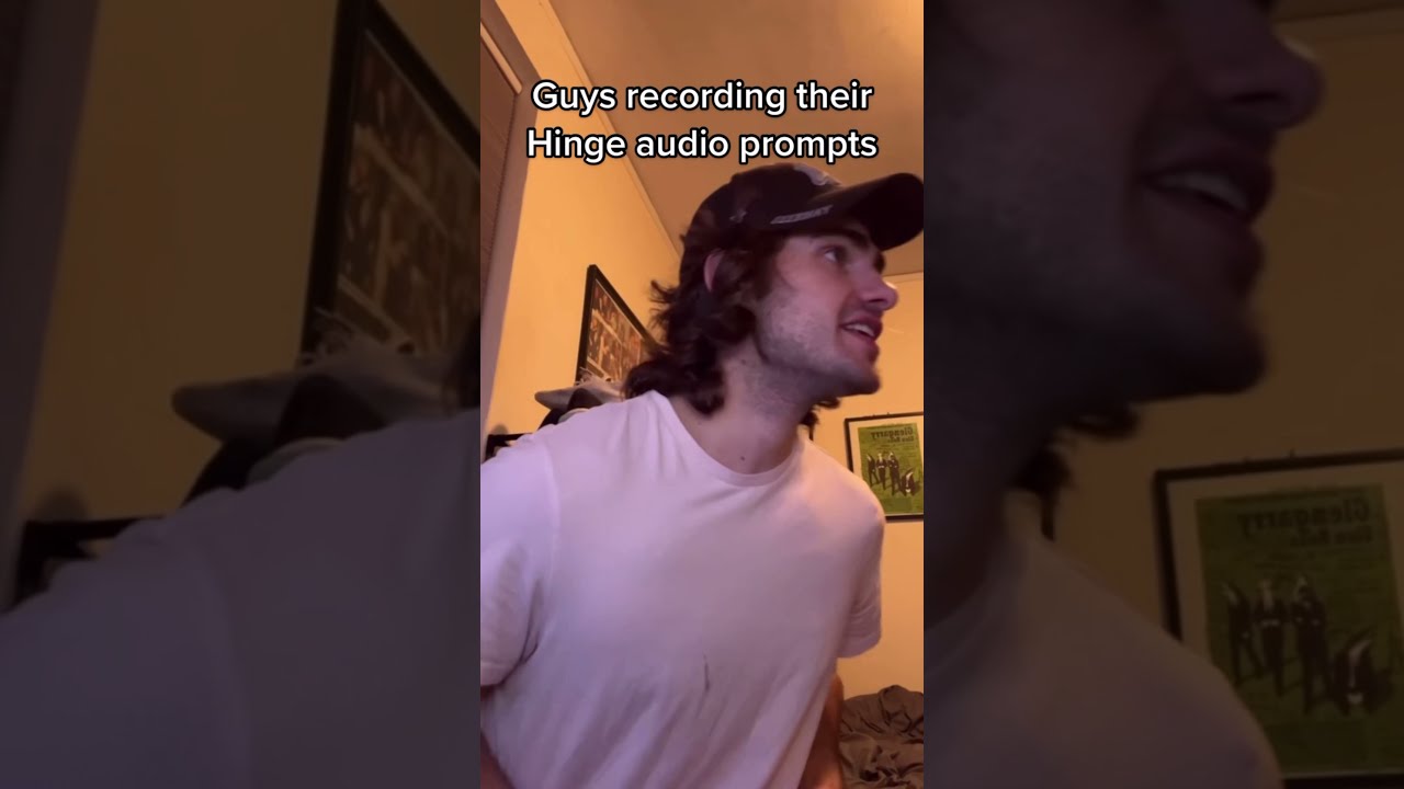 Guys recording their Hinge Audio Prompts 