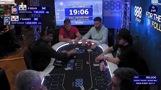 888poker LIVE Glasgow - Main Event Day 2