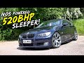 THIS BIG TURBO NOS POWERED 520HP BMW 330D IS MAD! *ENDS BADLY*