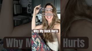 Hmm, now why would my back hurt?🙃 #lowerbackpain #posture