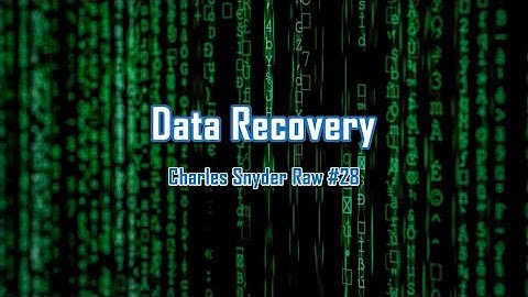 Data Recovery - Charles Snyder Raw #28