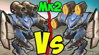 War Robots Mk2 ECU Spectre Taran VS Orkan Comparison Gameplay WR
