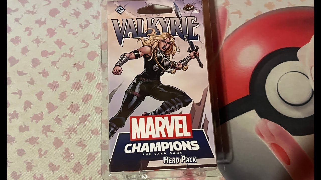 めろん Marvel Champions Valkyrie+Nova Marvel Champions Valkyrie Hero Pack Opening - YouTube