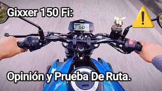 Suzuki Gixxer 150 Fi 🔥 Reseña y Prueba de Manejo @NickRider