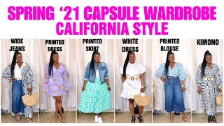 SPRING 2021 CAPSULE WARDROBE (CALIFORNIA STYLE)