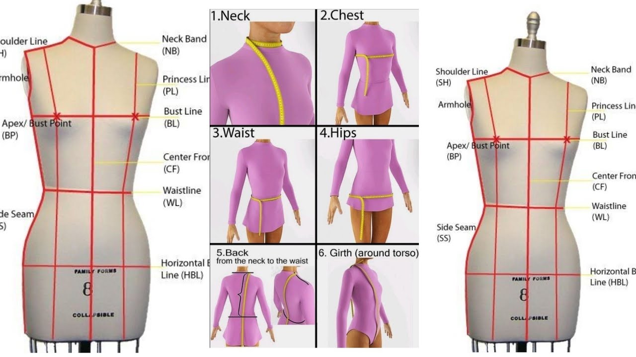 How to Take Basic Body Measurements - YouTube