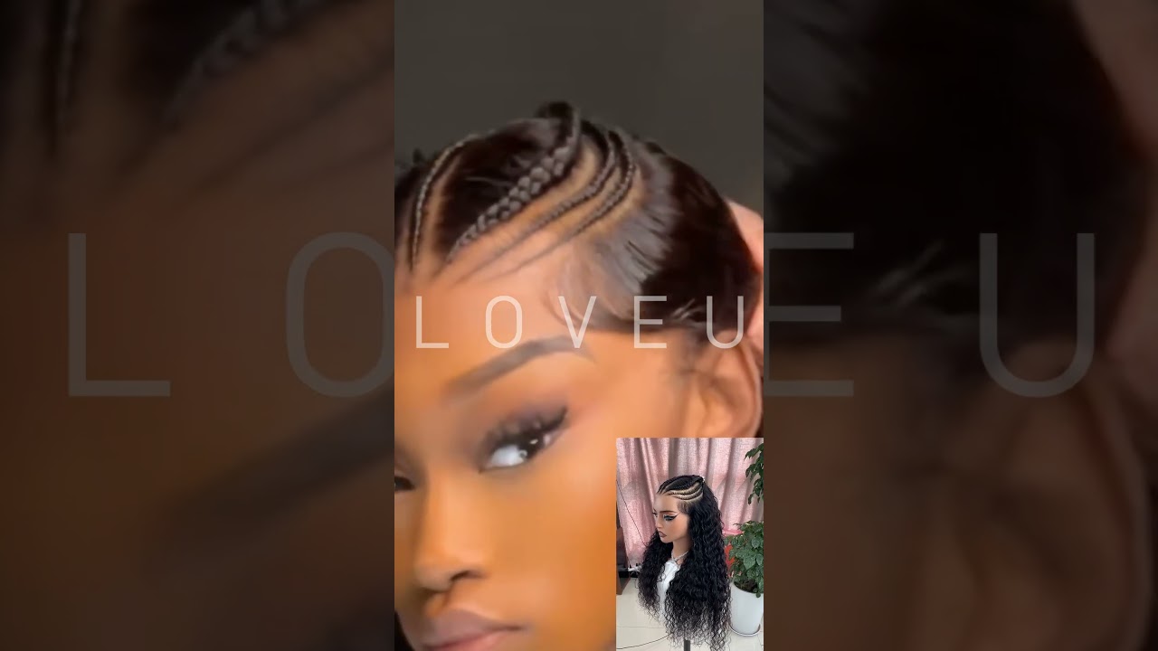 watch me install the human hair glueless lace braided wig, pre-style braid wig,order vs got, suprise