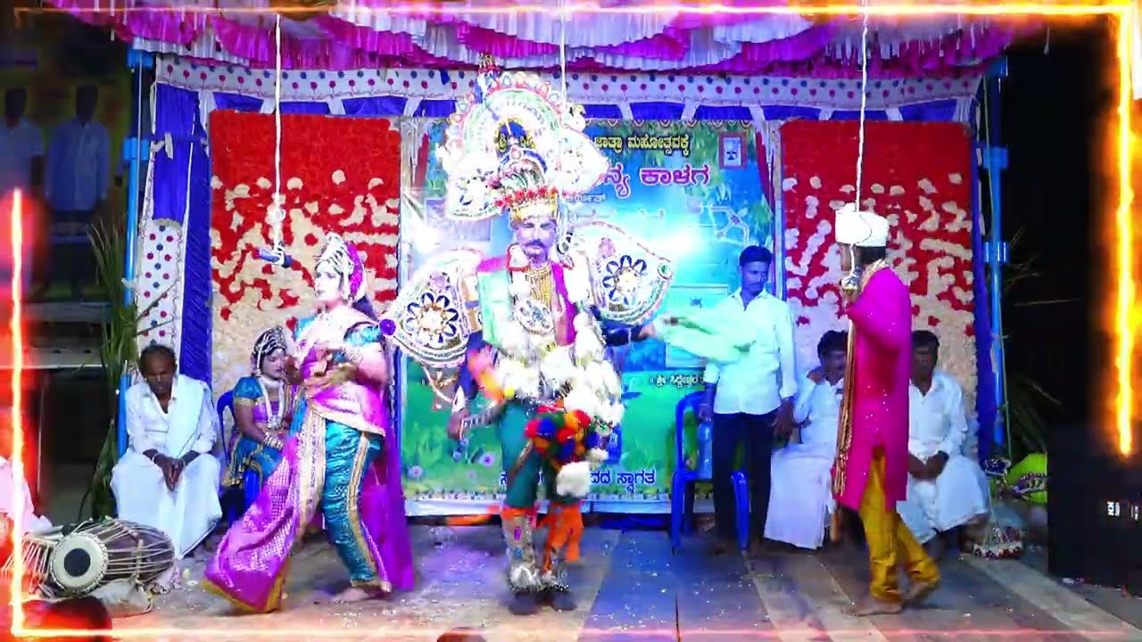 'ವೀರ ಅಭಿಮನ್ಯು ಕಾಳಗ ಜಯದ್ರಥನ ವಧೆ' ಹೊಳಗುಂದ ಗ್ರಾಮದಲ್ಲಿ ಭಾಗ 5 Bharathi studio 98665 67298