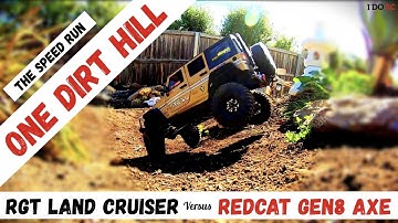 REDCAT GEN 8 AXE vs Rgt Land Cruiser | | Speed Run | Dirt Hill | I Do RC Present | (@IDORC