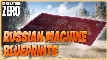 ALL Russian Machine Blueprints Locations! | Generation Zero Guide