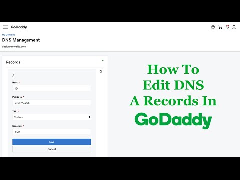 How To Edit DNS A Records In GoDaddy