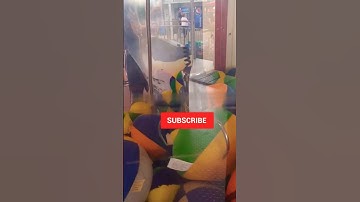 Weakest claw machine fail!!!#clawmachine #arcade  #shorts