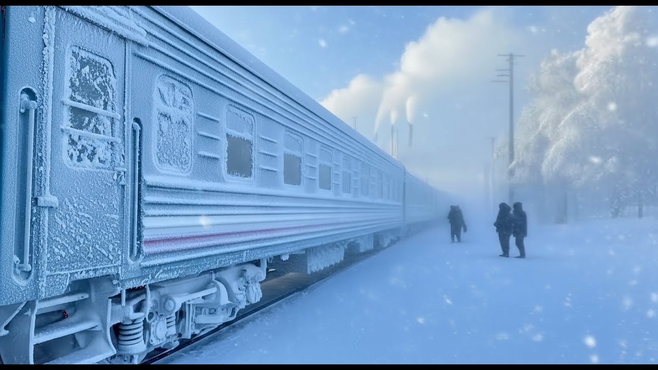 65 Hours from the World’s Coldest City (–64°C) on a Sleeper Train | Yakutsk – Aiyyana Toyon