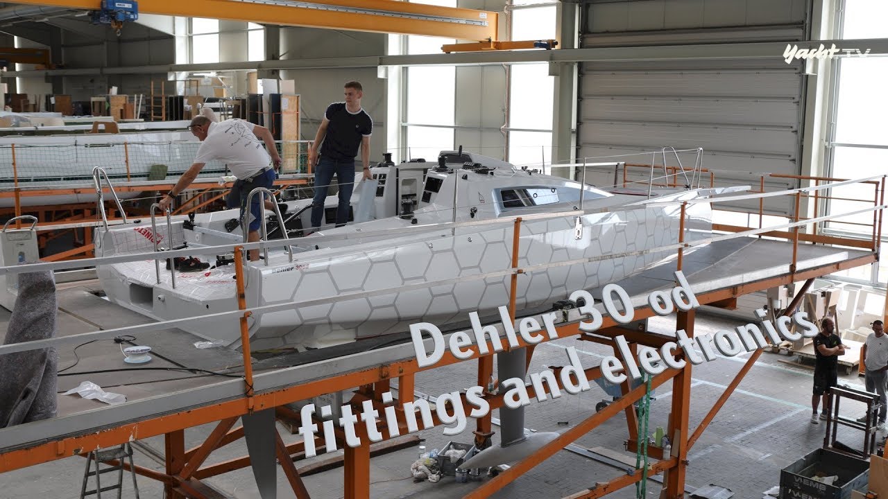 English subs: #4 Dehler 30 one design - fittings and electronics