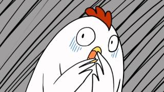 a very very stupid chicken animation