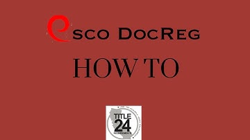 EscoDocReg How to Upload NRCC as a Responsible Person