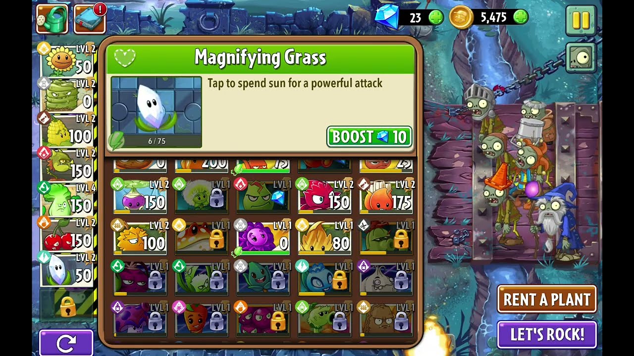 Plants vs. Zombies 2 : Dark Ages - Gameplay Walkthrough Part 5