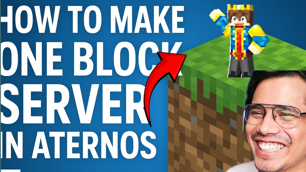 How To Add One Block World in Aternos Server | How To Make OneBlock ...