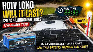 How long Can a 300Ah Lithium Battery REALLY Run a 12V Air