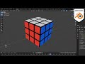 Blender: How to Model a Rubik’s Cube from Scratch (Beginner Friendly)