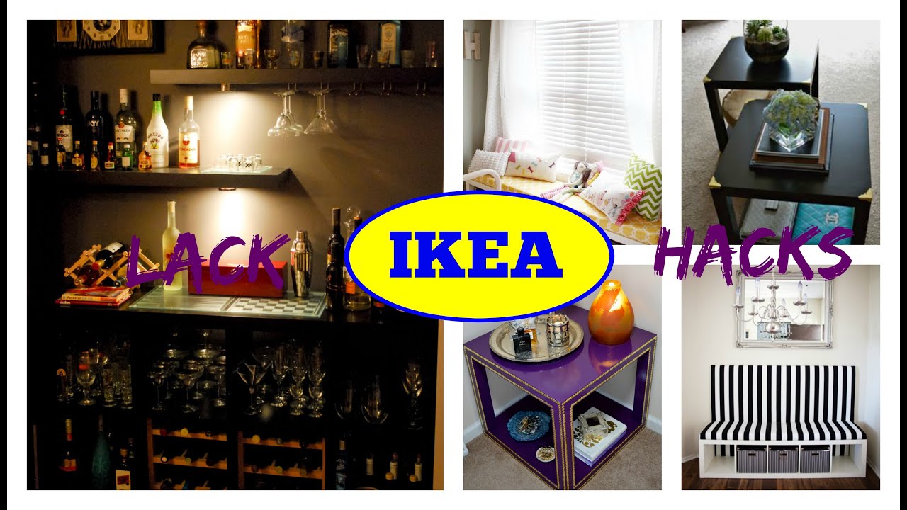 Ikea Furniture Hacks | Lack Edition - YouTube