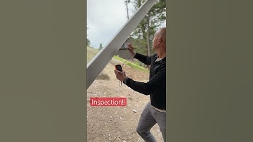 Having our intumescent, steel coating inspected by a third-party inspector. #aboveandbeyond