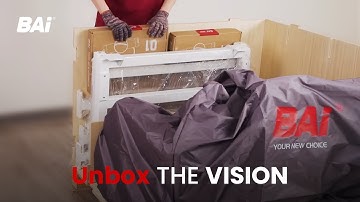How to Unbox BAi THE VISION Embroidery Machine for Beginners