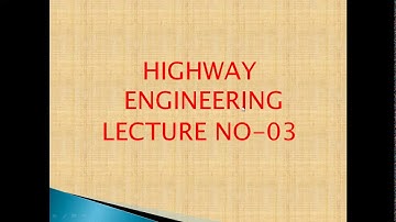 Highway Engineering