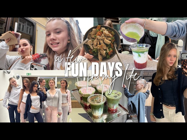 spend a few fun days with me🍵💌 Düsseldorf, subdued & skuis event, gym, Freistunde | Jana Libra
