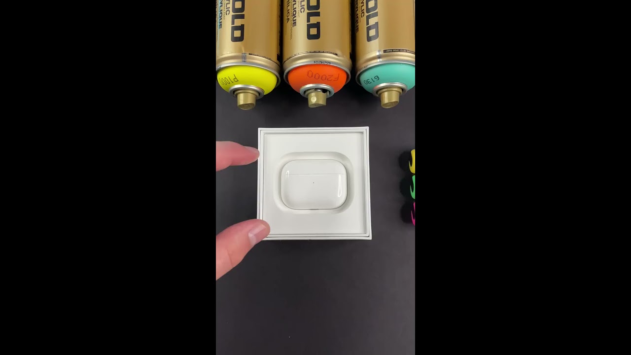 Custom AirPods Pro Using Posca Markers Shorts