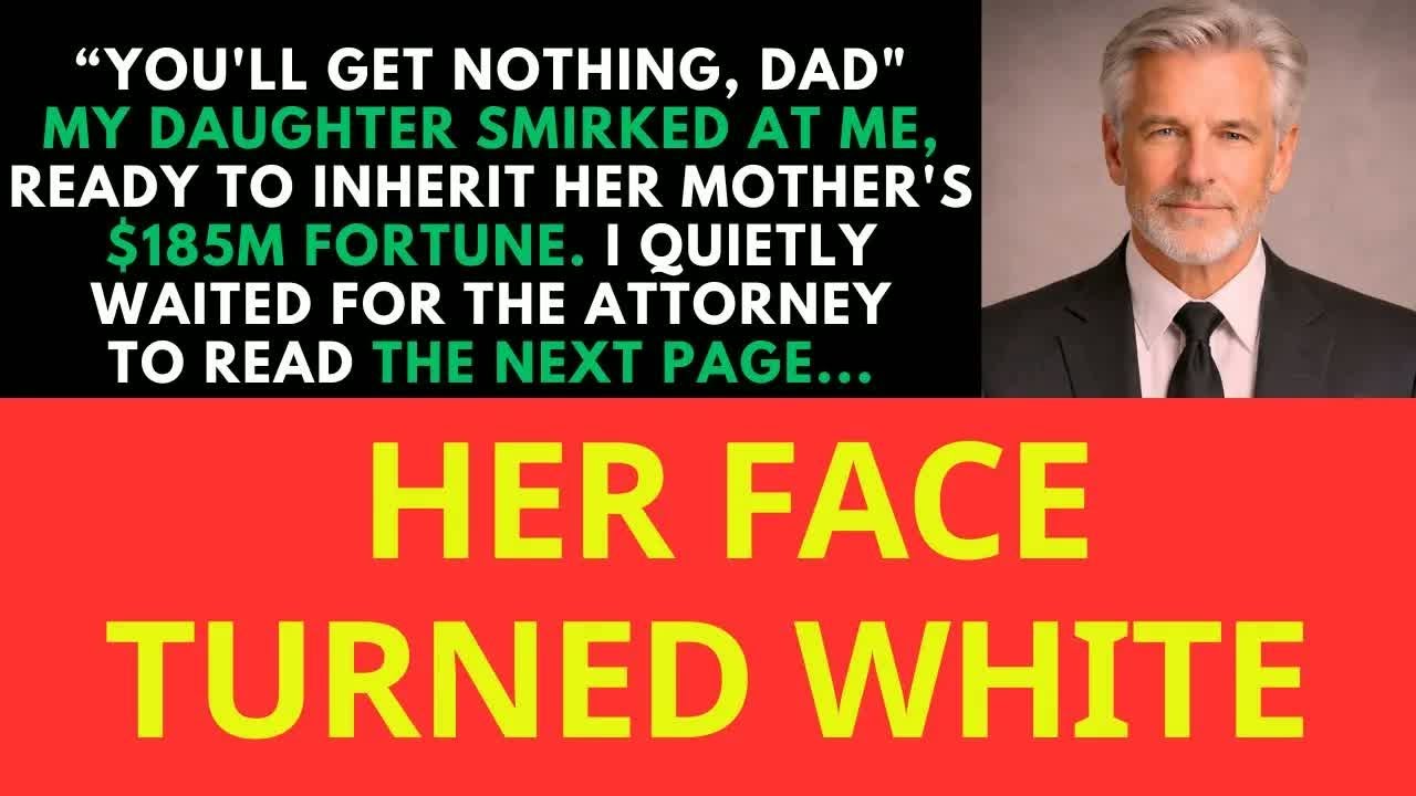 My daughter said I'd get nothing from my ex-wife's $150m will - lawyer: You inherit all; she gets...