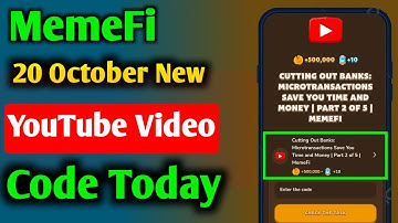 Cutting Out Banks: Microtransactions Save You Time and Money | Part 2 of 5 | MemeFi New Video Code