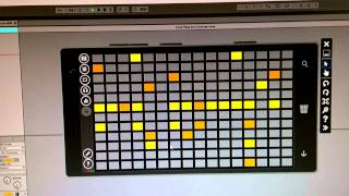 Midi Control Windows Phone - Drums step sequencer prototype