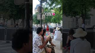 Chilling in a hot weather Paris #paris #parisdiaries #parisvlogger