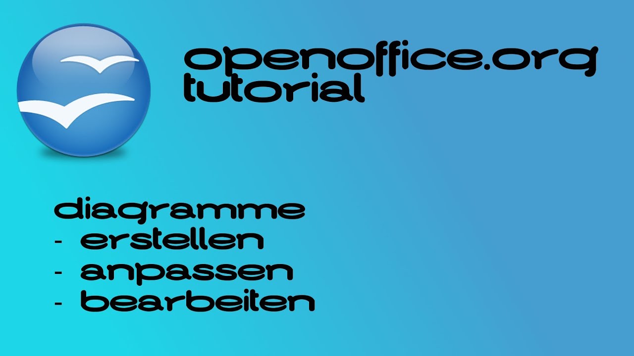 Openoffice Org Guide Diagramm Erstellen Bearbeiten Anpassen Youtube