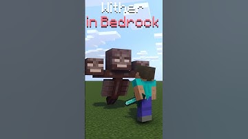 Java Vs. Bedrock Wither - Minecraft animation #shorts a