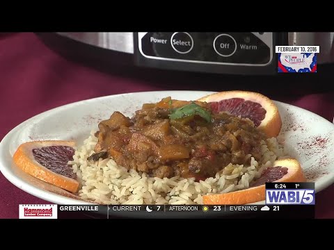 This Day in History: Teachers & staff at Blue Hill Consolidated School put their crock pot dishes...