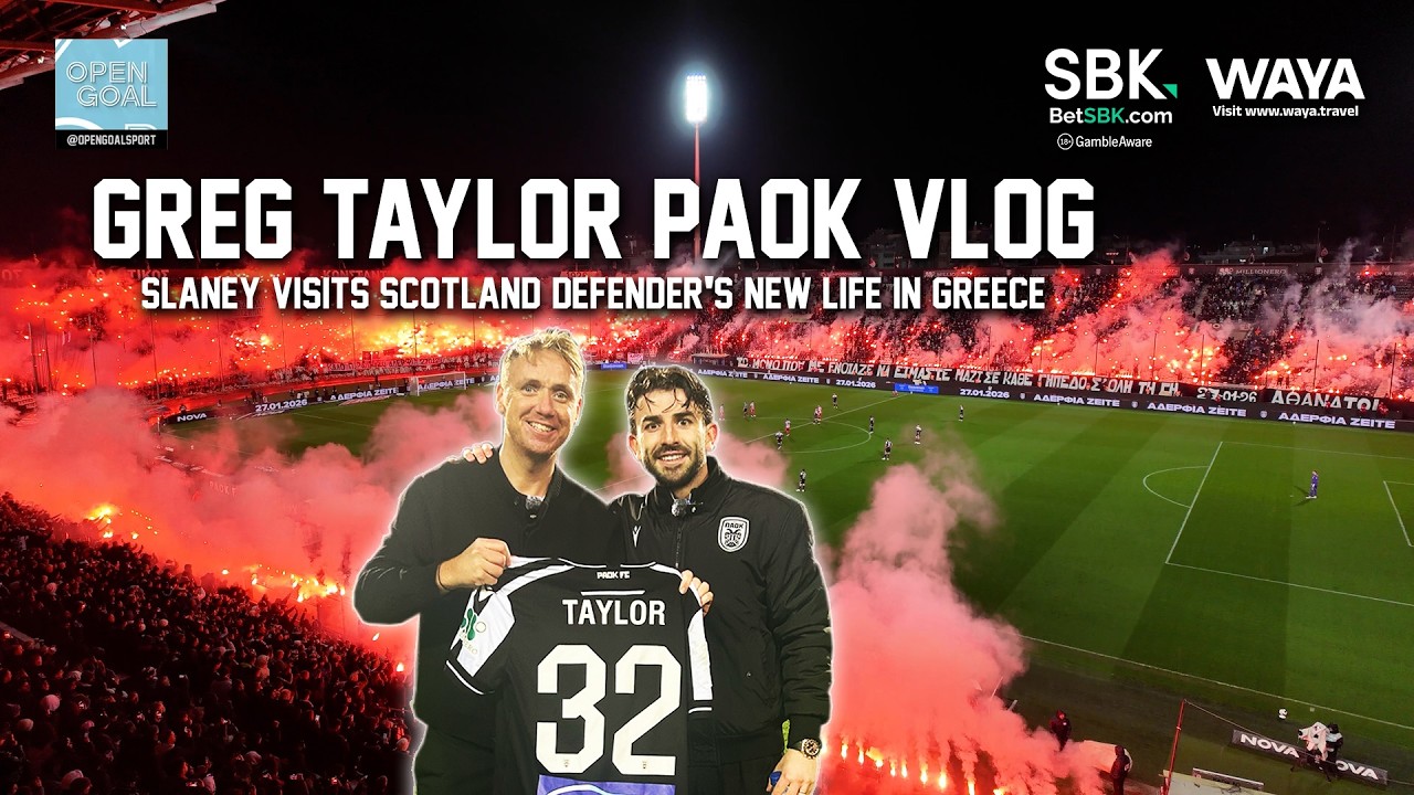 SLANEY SPENDS 24 HOURS WITH GREG TAYLOR! | Inside PAOK Match Day With Ex Celtic Man In Greece!