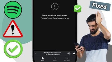 (New method) To Fix Spotify Sorry, something went wrong problem 2025