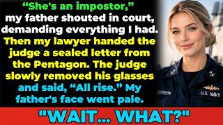 My Father Called Me a Fraud in Court Until the Judge Opened a Sealed Pentagon File About My Past Profile